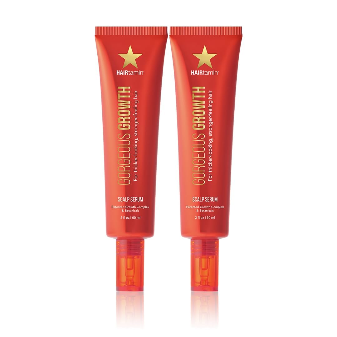 HAIRtamin Scalp Serum Natural Hair Growth Thickening Treatment | Made in USA | Helps Increase Hair Thickness and Aids Against Hair Thinning and Hair Fall Out | Moisturizes and Soothes Dry Itchy Scalp
